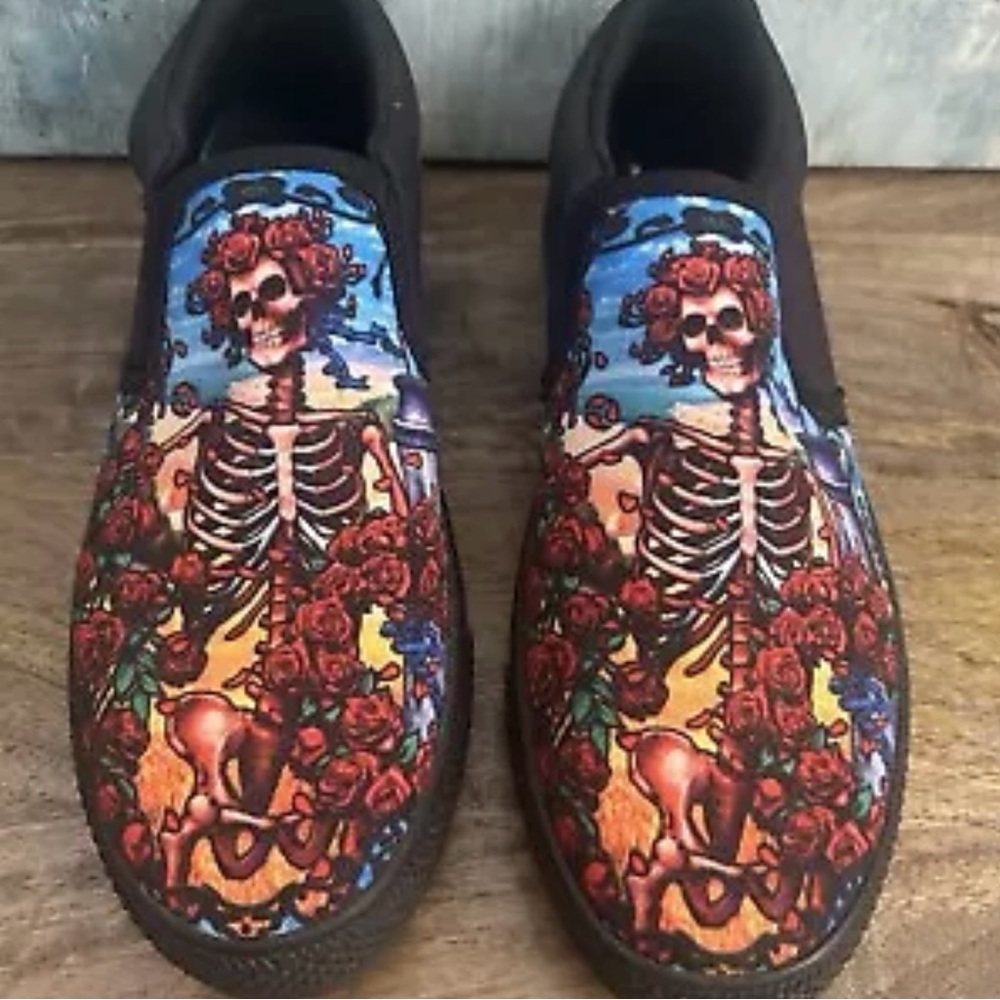 Slip on Skeleton Rose Sneakers